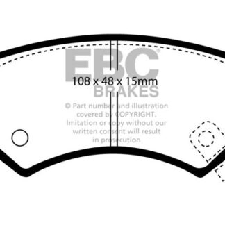 DP822 EBC Ultimax Front Pads Caliper-NA SUBARU