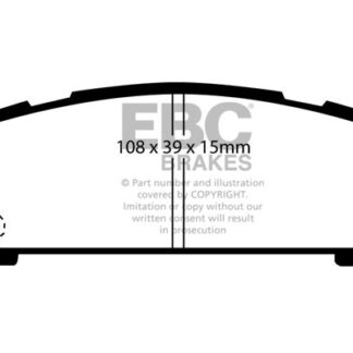 DP821 EBC Ultimax Rear Pads Caliper-NA SUBARU