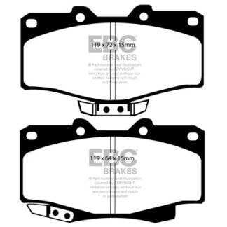 DP807 EBC Ultimax Front Pads Caliper-NA TOYOTA