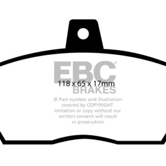 DP810 EBC Ultimax Front Pads Caliper-Girling/TRW ROVER