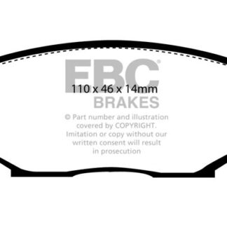 DP802 EBC Ultimax Front Pads Caliper-Sumitomo MAZDA