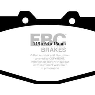 DP797 EBC Ultimax Front Pads Caliper-NA TOYOTA COMMERCIAL