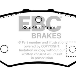 DP781 EBC Ultimax Rear Pads Caliper-Akebono HONDA