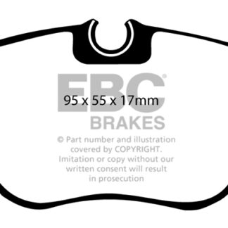 DP778 EBC Ultimax Front Pads Caliper-Girling/TRW MERCEDES-BENZ