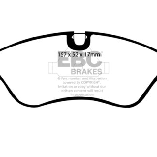 DP760 EBC Ultimax Front Pads Caliper-ATE DAEWOO