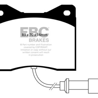 DP753 EBC Ultimax Front Pads Caliper-ATE FORD