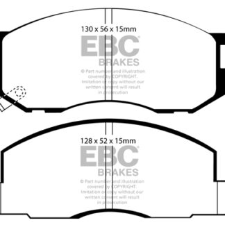 DP747 EBC Ultimax Front Pads Caliper-NA TOYOTA