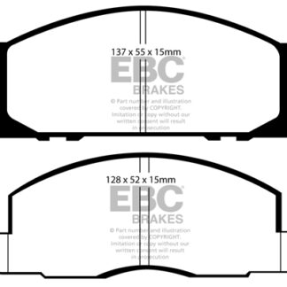 DP743 EBC Ultimax Front Pads Caliper-NA DAIHATSU COMMERCIAL