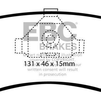 DP741 EBC Ultimax Front Pads Caliper-Akebono SUZUKI