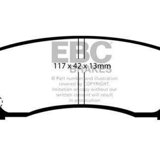 DP740 EBC Ultimax Rear Pads Caliper-Akebono MAZDA