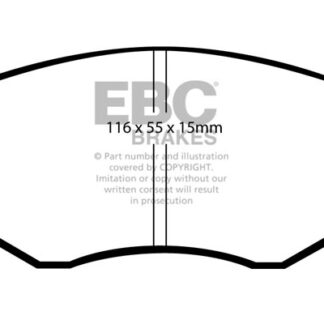 DP730 EBC Ultimax Front Pads Caliper-Sumitomo MAZDA