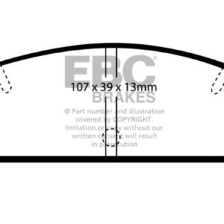 DP729 EBC Ultimax Rear Pads Caliper-Akebono DAIHATSU