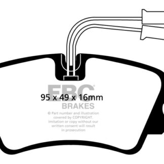 DP717 EBC Ultimax Front Pads Caliper-Girling/TRW ALFA ROMEO