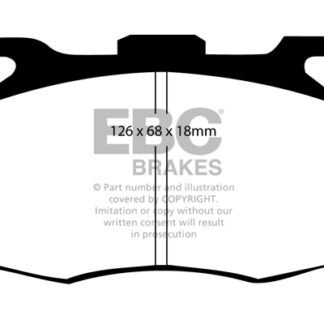 DP708 EBC Ultimax Front Pads Caliper-Lockheed LAND ROVER