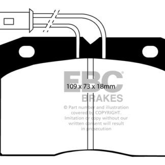 DP702 EBC Ultimax Front Pads Caliper-Brembo IVECO COMMERCIAL