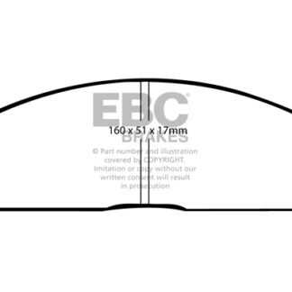 DP691 EBC Ultimax Front Pads Caliper-Akebono NISSAN COMMERCIAL