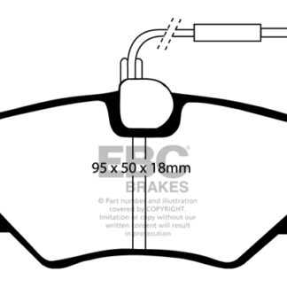 DP687 EBC Ultimax Front Pads Caliper-Girling/TRW CITROEN