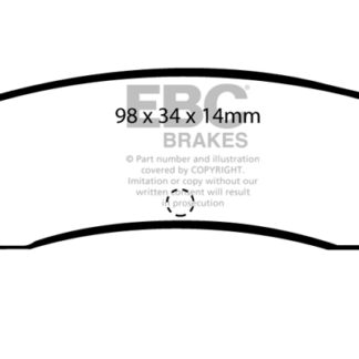 DP682 EBC Ultimax Rear Pads Caliper-NA NISSAN