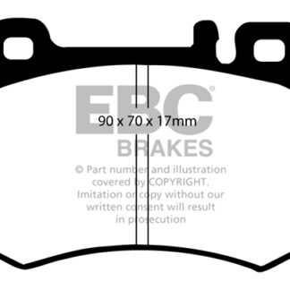DP681 EBC Ultimax Front Pads Caliper-ATE MERCEDES-BENZ
