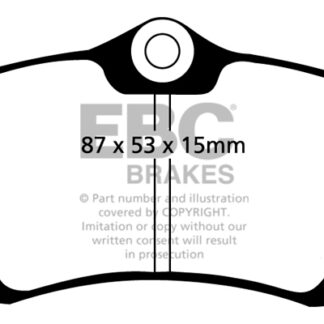 DP680 EBC Ultimax Rear Pads Caliper-Girling/TRW AUDI