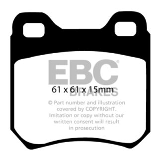 DP676 EBC Ultimax Rear Pads Caliper-ATE OPEL