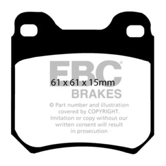 DP675 EBC Ultimax Rear Pads Caliper-ATE HOLDEN (Australia and New Zealand)
