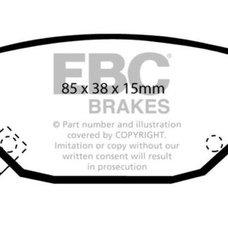 DP674 EBC Ultimax Rear Pads Caliper-NA SUBARU