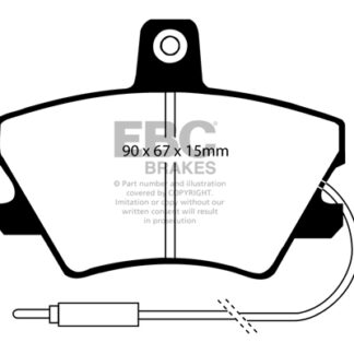 DP668 EBC Ultimax Front Pads Caliper-Girling/TRW RENAULT