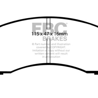 DP665 EBC Ultimax Front Pads Caliper-Akebono NISSAN