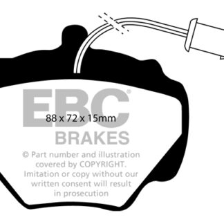 DP663 EBC Ultimax Rear Pads Caliper-Lockheed LAND ROVER