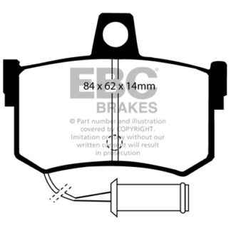 DP662 EBC Ultimax Rear Pads Caliper-Girling/TRW HONDA