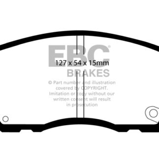 DP657 EBC Ultimax Front Pads Caliper-NA MAZDA COMMERCIAL