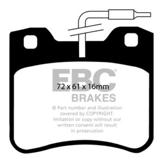 DP656 EBC Ultimax Front Pads Caliper-ATE CITROEN