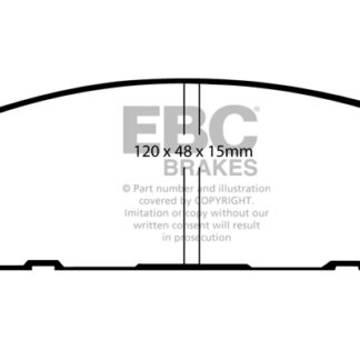 DP649 EBC Ultimax Front Pads Caliper-NA VAUXHALL COMMERCIAL