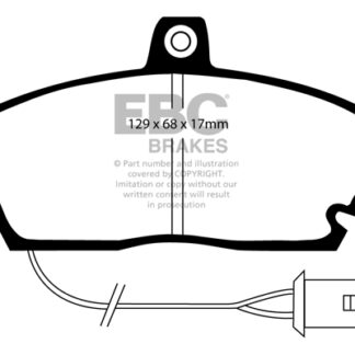 DP643 EBC Ultimax Front Pads Caliper-Girling/TRW ROVER