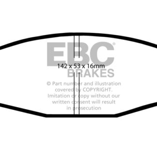DP641 EBC Ultimax Front Pads Caliper-NA NISSAN COMMERCIAL