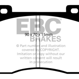 DP634 EBC Ultimax Front Pads Caliper-NA SKODA