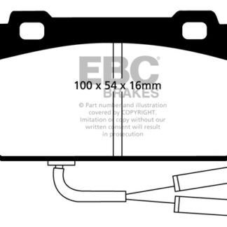 DP625 EBC Ultimax Front Pads Caliper-ATE ALFA ROMEO