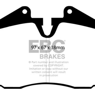 DP612 EBC Ultimax Front Pads Caliper-Brembo PORSCHE