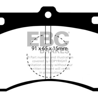 DP607 EBC Ultimax Front Pads Caliper-NA MAZDA