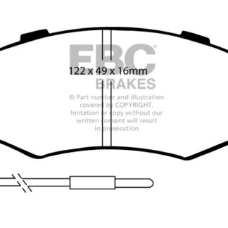 DP604 EBC Ultimax Front Pads Caliper-Bendix ALPINE
