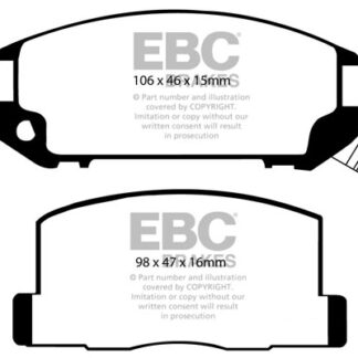 DP602 EBC Ultimax Rear Pads Caliper-NA TOYOTA