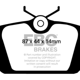 DP596 EBC Ultimax Rear Pads Caliper-Girling/TRW ALFA ROMEO