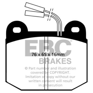 DP578 EBC Ultimax Front Pads Caliper-ATE ALFA ROMEO