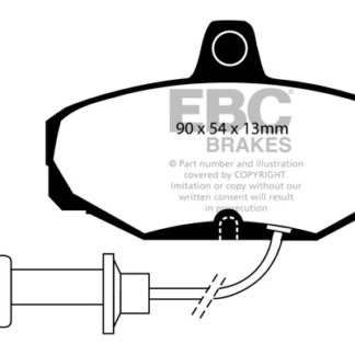 DP571 EBC Ultimax Rear Pads Caliper-Girling/TRW FORD