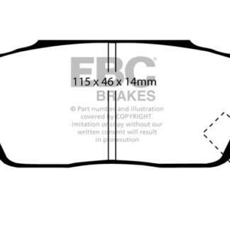 DP570 EBC Ultimax Front Pads Caliper-Akebono HONDA