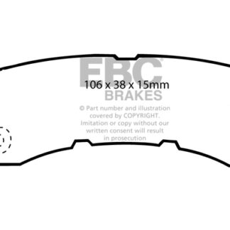 DP569 EBC Ultimax Rear Pads Caliper-NA ISUZU