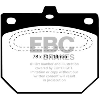 DP562 EBC Ultimax Front Pads Caliper-NA DATSUN