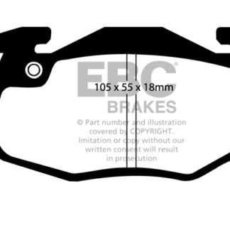 DP545 EBC Ultimax Front Pads Caliper-Bendix CITROEN
