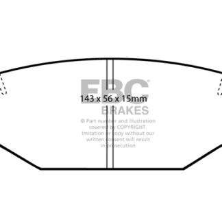 DP539 EBC Ultimax Front Pads Caliper-Akebono TOYOTA COMMERCIAL